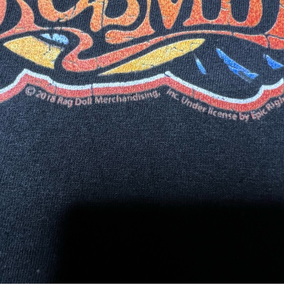 Aerosmith 1994 Wing Logo Graphic {Gildan} T-Shirt in Black Unisex Sz M - Picture 4 of 6